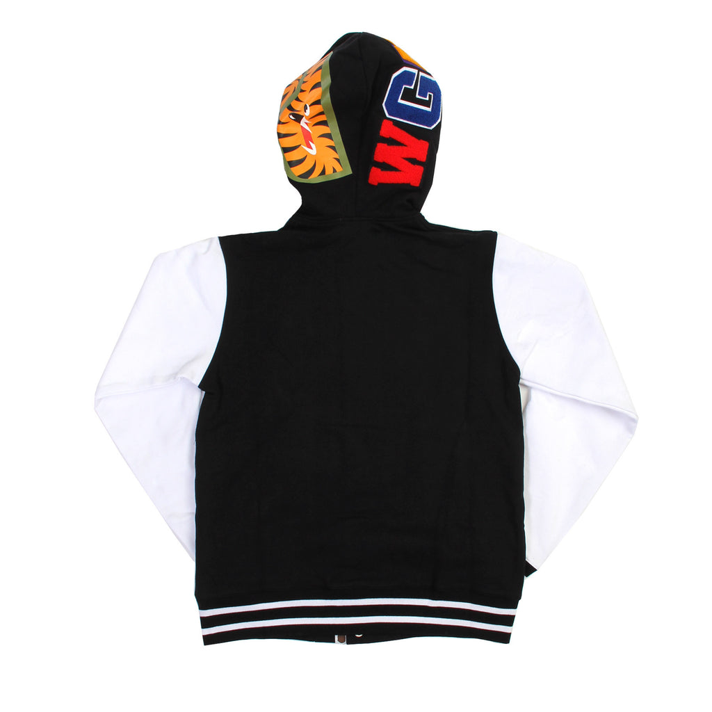 Bape jacket black and white sales